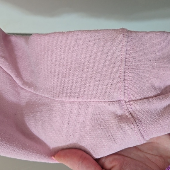 Champion Pink Sweatshirt Size Large Used - Picture 3 of 5